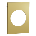 Odace architecte - plaque de finition centrale - effet laiton