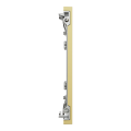 Odace architecte - plaque de finition centrale - effet laiton