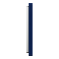 Odace architecte - plaque de finition 1 poste - bleu émaillé