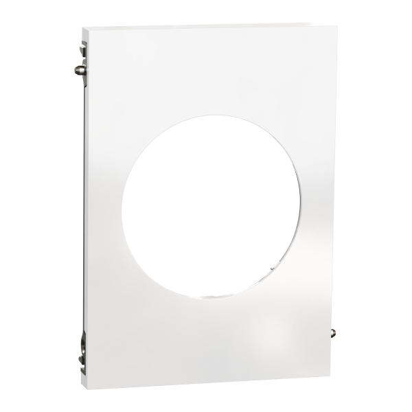 Odace architecte - plaque de finition centrale - blanc émaillé