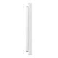 Odace architecte - plaque de finition 1 poste - blanc émaillé