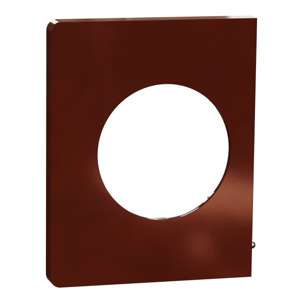 Odace architecte - plaque de finition latérale - sienne émaillé
