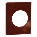 Odace architecte - plaque de finition latérale - sienne émaillé