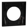 Odace - plaque de finition 1 poste - couleur noir onyx
