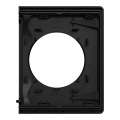 Odace architecte - plaque de finition latérale - couleur noir onyx