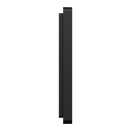 Odace architecte - plaque de finition latérale - couleur noir onyx