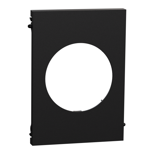 Odace architecte - plaque de finition centrale - couleur noir onyx