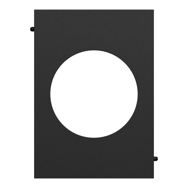 Odace architecte - plaque de finition centrale - couleur noir onyx