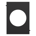 Odace architecte - plaque de finition centrale - couleur noir onyx