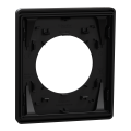 Odace architecte - plaque de finition 1 poste - couleur noir onyx