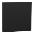 Odace intégral - enjoliveur et plaque - pour vv ou poussoir simple - noir onyx