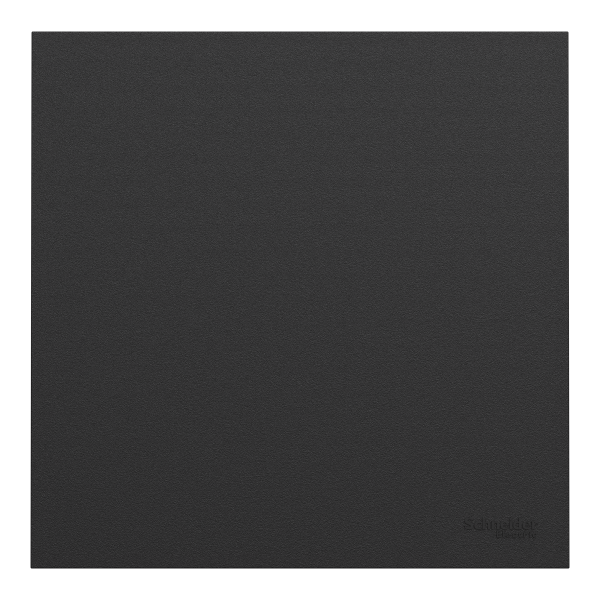 Odace intégral - enjoliveur et plaque - pour vv ou poussoir simple - noir onyx