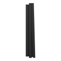 Odace intégral - enjoliveur et plaque - pour vv ou poussoir simple - noir onyx