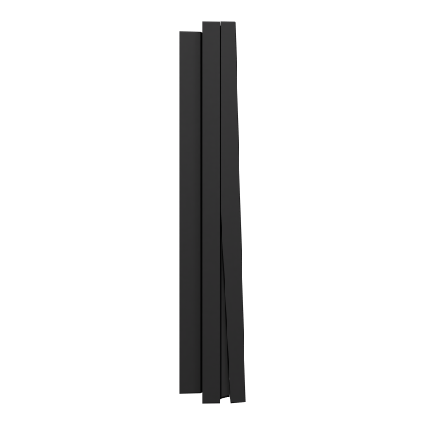 Odace intégral - enjoliveur et plaque - pour vv ou poussoir double - noir onyx