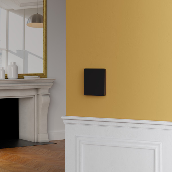 Odace architecte intégral - enjo et plaque - pour vv ou bp simple - noir onyx