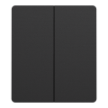 Odace architecte intégral - enjo et plaque - pour vv ou bp double - noir onyx