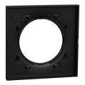 Odace origine - plaque de finition 1 poste - couleur noir