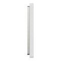 Odace architecte - plaque de finition latérale - effet céramique blanc