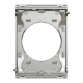 Odace architecte - plaque de finition centrale - effet céramique blanc