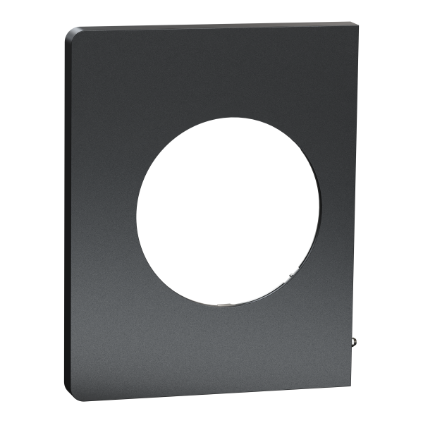 Odace architecte - plaque de finition latérale - effet perle noire