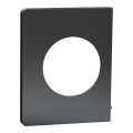 Odace architecte - plaque de finition latérale - effet perle noire