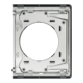 Odace architecte - plaque de finition latérale - effet perle noire