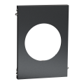 Odace architecte - plaque de finition centrale - effet perle noire