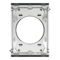 Odace architecte - plaque de finition centrale - effet perle noire