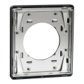 Odace architecte - plaque de finition 1 poste - effet perle noire