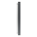 Odace architecte - plaque de finition 1 poste - effet perle noire
