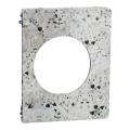 Odace architecte - plaque de finition latérale - effet terrazzo