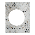 Odace architecte - plaque de finition latérale - effet terrazzo
