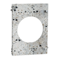 Odace architecte - plaque de finition centrale - effet terrazzo