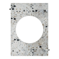 Odace architecte - plaque de finition centrale - effet terrazzo