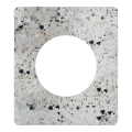 Odace architecte - plaque de finition 1 poste - effet terrazzo