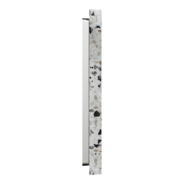 Odace architecte - plaque de finition 1 poste - effet terrazzo