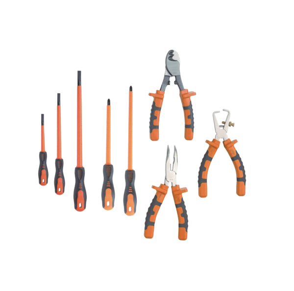 Kit 8 tournevis isolés bi-matière pour travaux sous tension conforme iec 60900 - Catu - KIT24