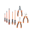 Kit 8 tournevis isolés bi-matière pour travaux sous tension conforme iec 60900 - Catu - KIT24