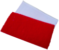Velcro rouge et blanc pour casque pour identification du chargé de travaux - Catu - M881838