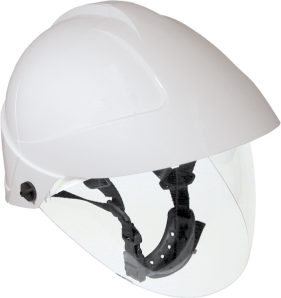 Casque isolant électricien visière intégrée et mentonnière arcflash apc 1 blanc - Catu - MO185BLM