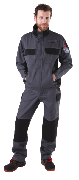 Blouson 12cal/cm² gris/noir non feu soudure as-m - Catu - AFG2000M