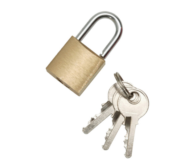 Cadenas de consignation en laiton sans coque 15mm ø 3mm. - Catu - AL216