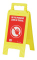 Balise de signalisation pliante "ne pas franchir zone de travail". - Catu - AL319