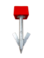 Balise pvc de signalisation avec "sangle enroulable" socle lesté. - Catu - AL340