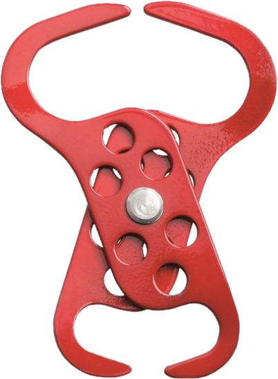 Moraillon crochet double ø d'enserrage : 20 et 45 mm. - Catu - ALM2045