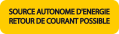 Affiche alumétal d'avertissement"source...COURANTPOSSIBLE". - Catu - AM2402