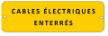 Plaque alumétal de signalisation "cables électriques enterrés" 200 x 60 mm. - Catu - AM5662
