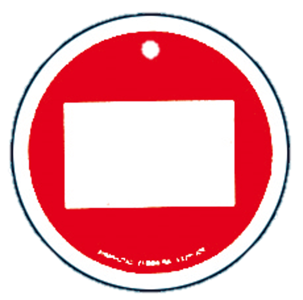 Macaron pvc de signalisation sans texte ø 100 mm. - Catu - AP4991
