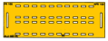 Plaque alumétal d'identification " iacm" 20 caractères " 170 x 60 mm. - Catu - APR100