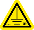 Signalisation autocollante "terre" - 25mm. - Catu - AT50025